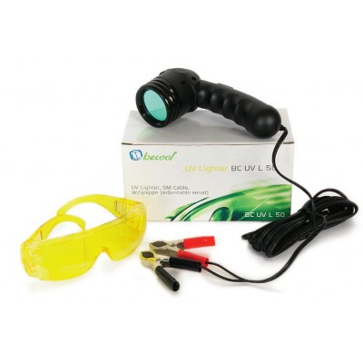 UV набор для поиска утечек - лампа 50 Вт, 12V + очки BC-UV-L-50